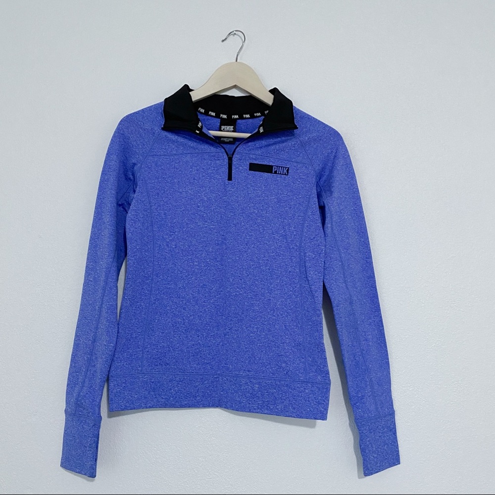 Victoria Secret purple quarter zip sweater